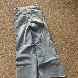 Frame wide leg jeans